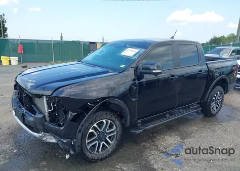 2024 Ford Ranger Lariat из США, поврежденный, VIN 1FTER4KH7RLE51461